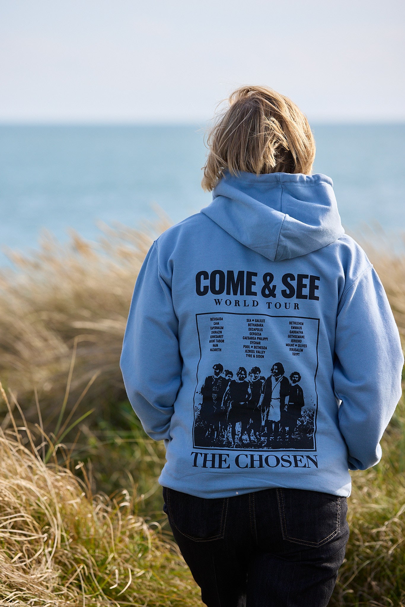 The Chosen World Tour Hoodie - Dusty Blue