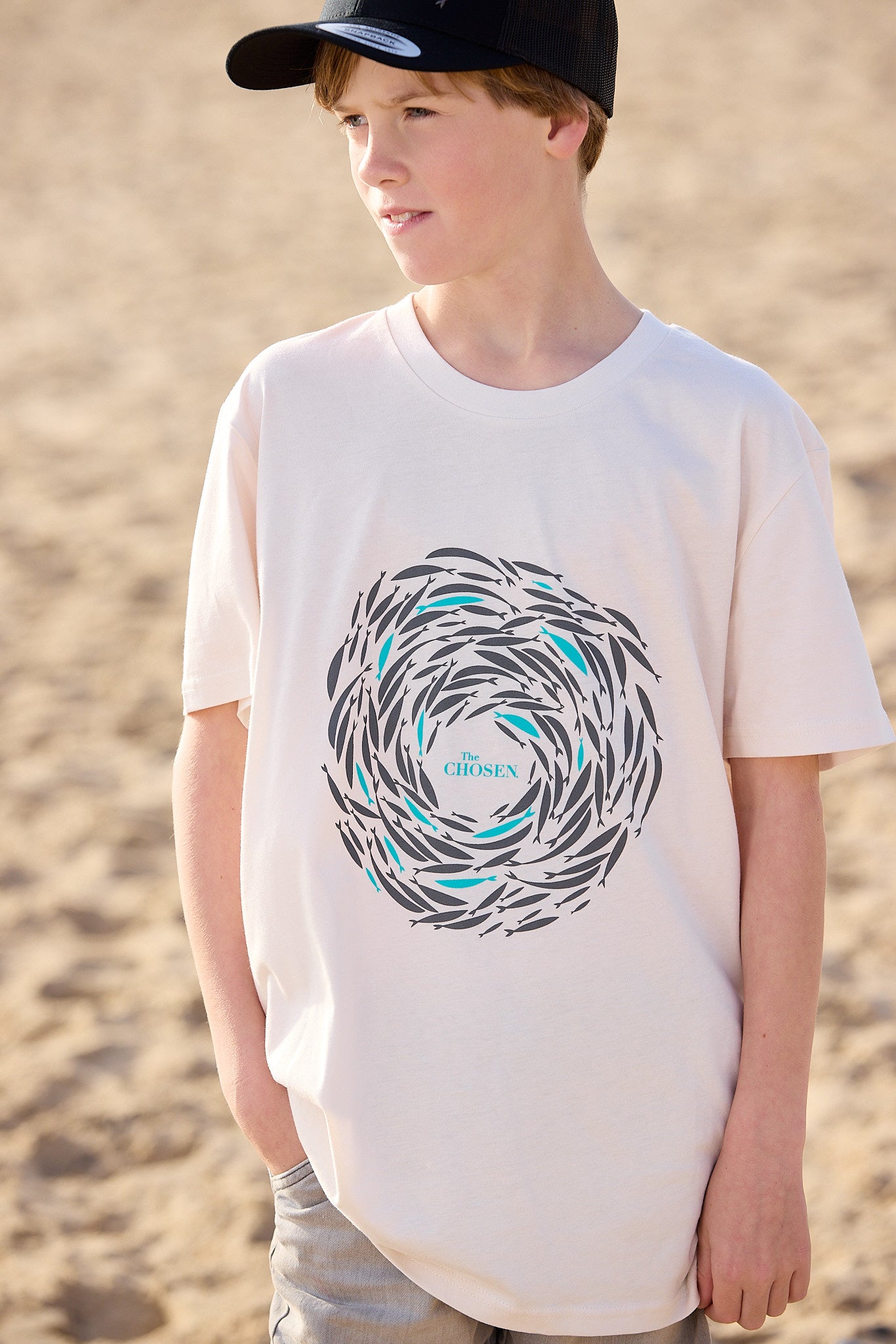 3 Fish Cap The Chosen Black boys side