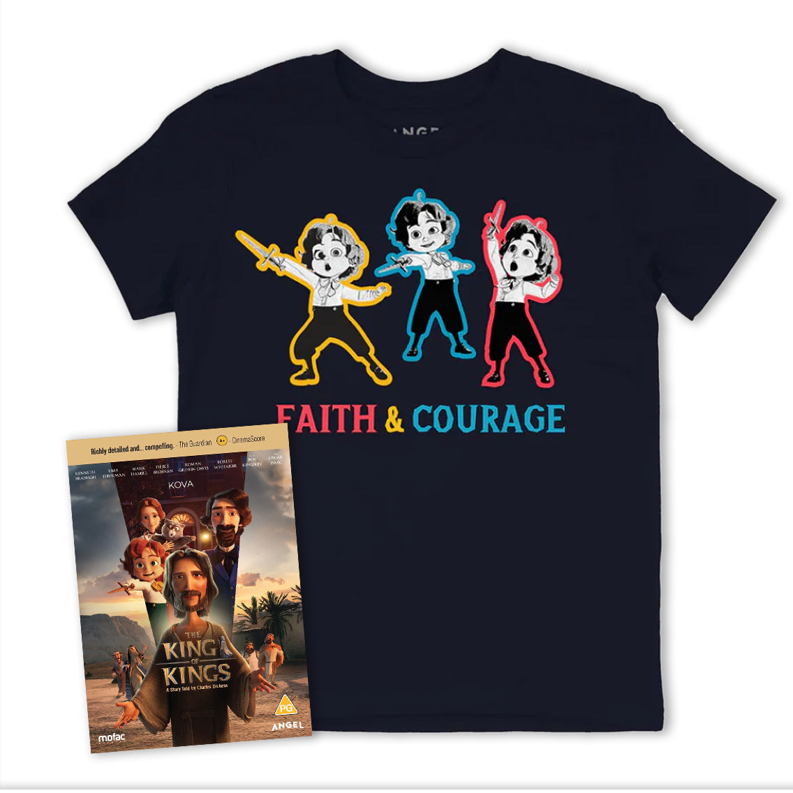 TKOK: DVD & One True King T-Shirt Bundle