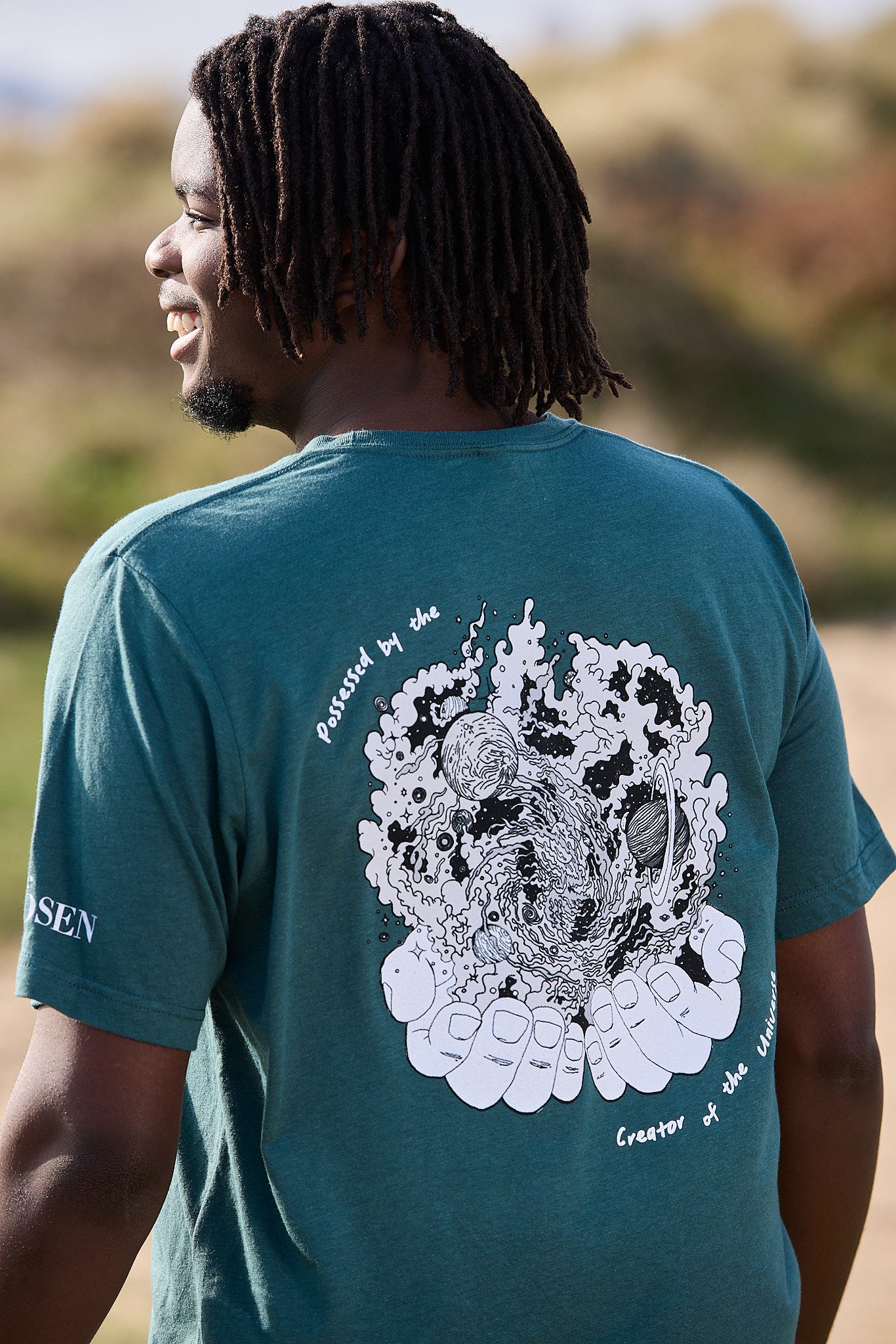 Green creator tshirt christian The Chosen back