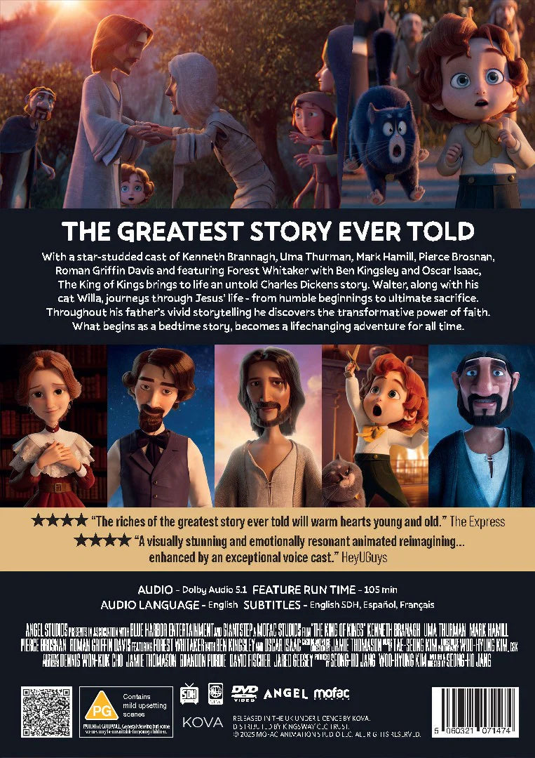 King of Kings DVD bible story christian film Charles Dickens