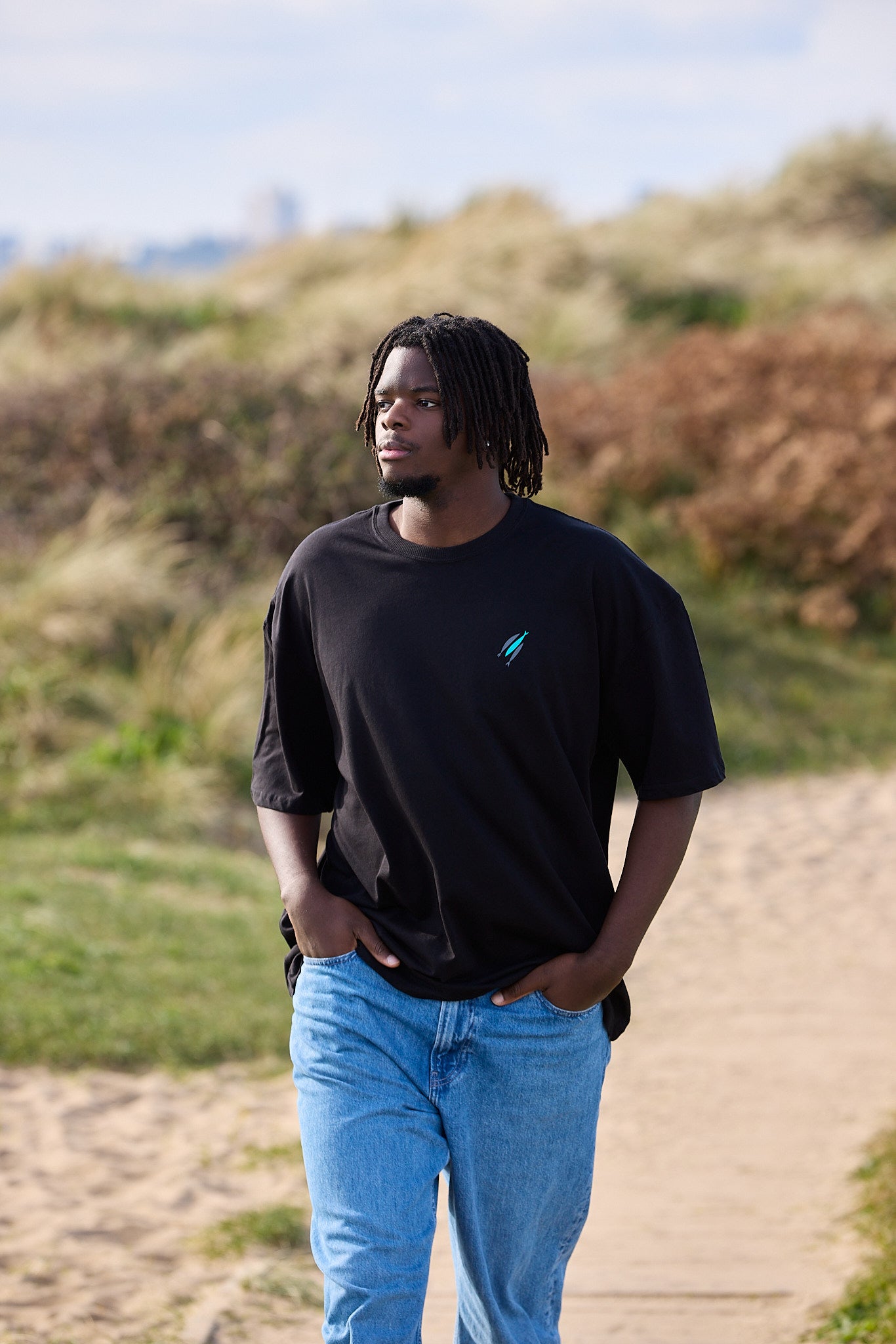 The Chosen Oversized T-Shirt - Black