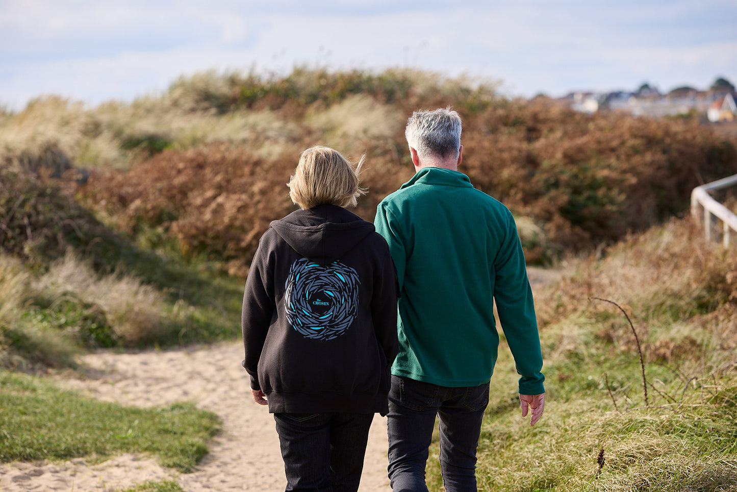 Against The Current Zipped Hoodie - Black
