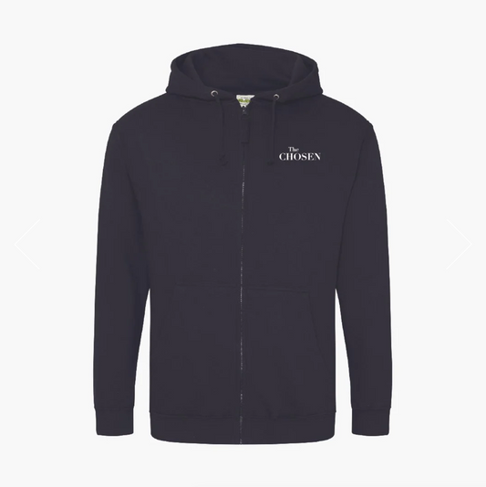 Against The Current Zipped Hoodie - Black