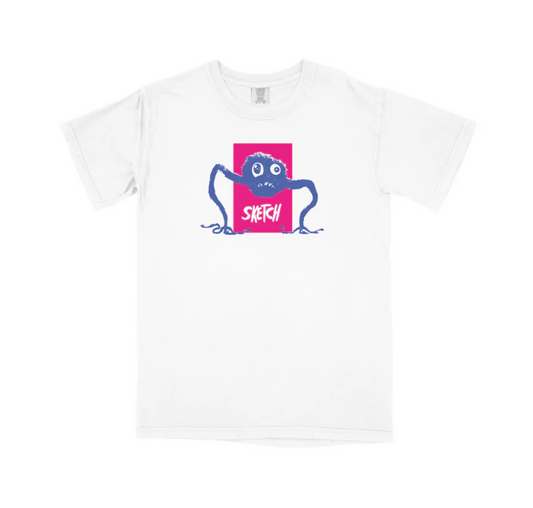 Kids sketch t-shirt with Dave character design