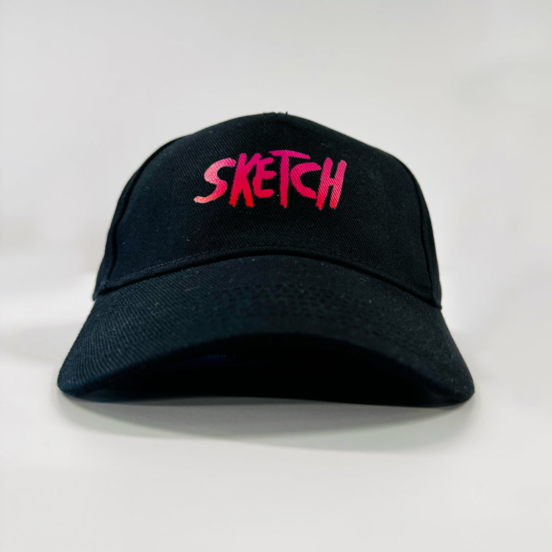 Sketch logo cap