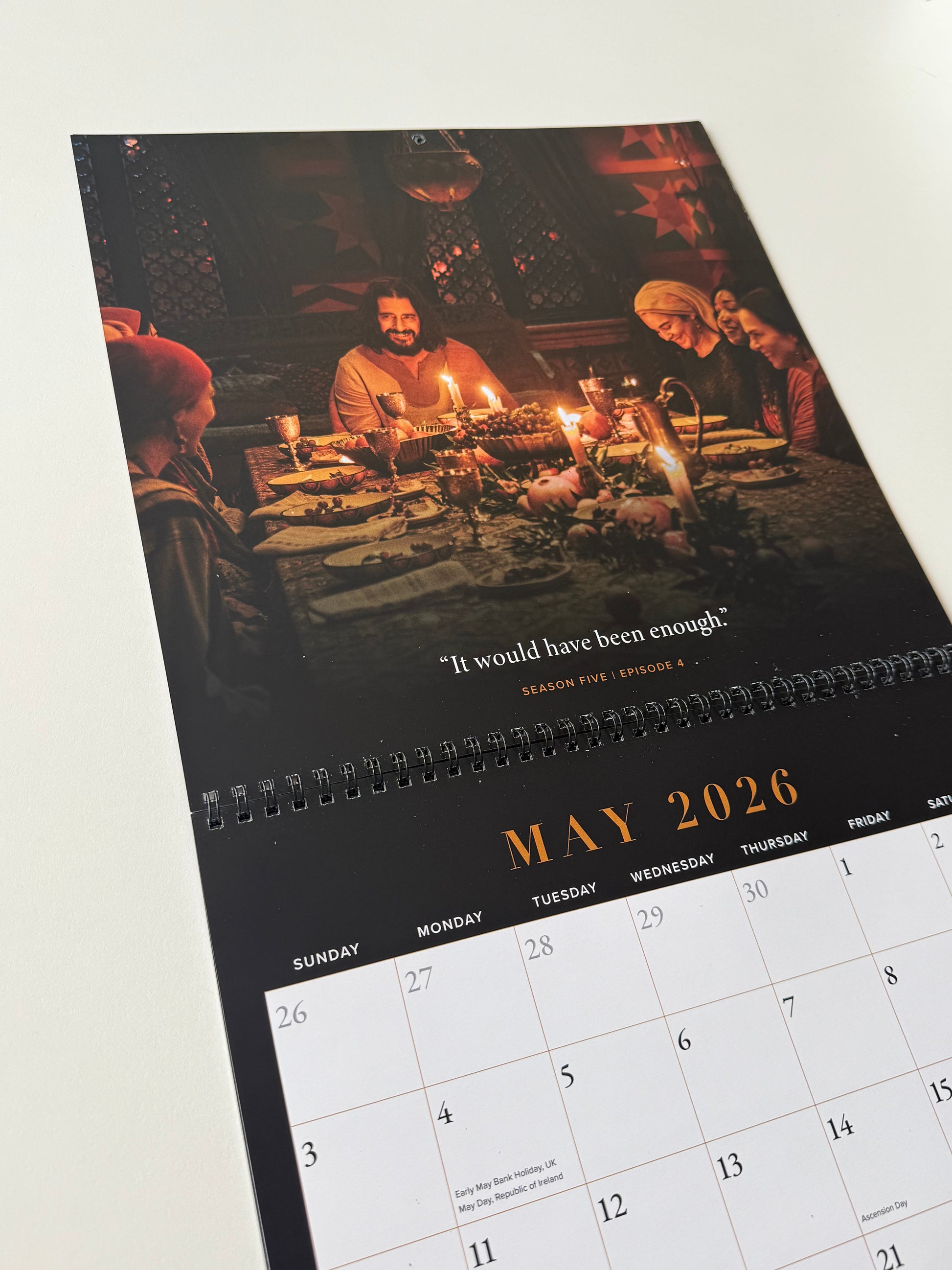 The Chosen calendar 2026 christian biblical Jonathan Roumie