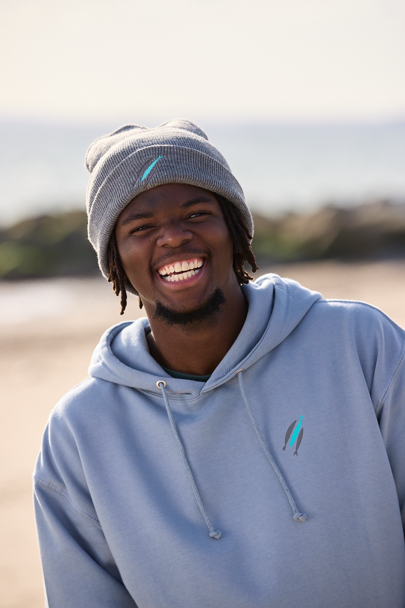 The Chosen grey beanie mens